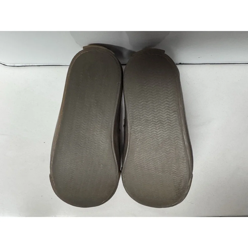 Sperry Leather Loafer Slide On Baby Size 5.5 Brown Hook And Loop Closure Easy On - Picture 4 of 12